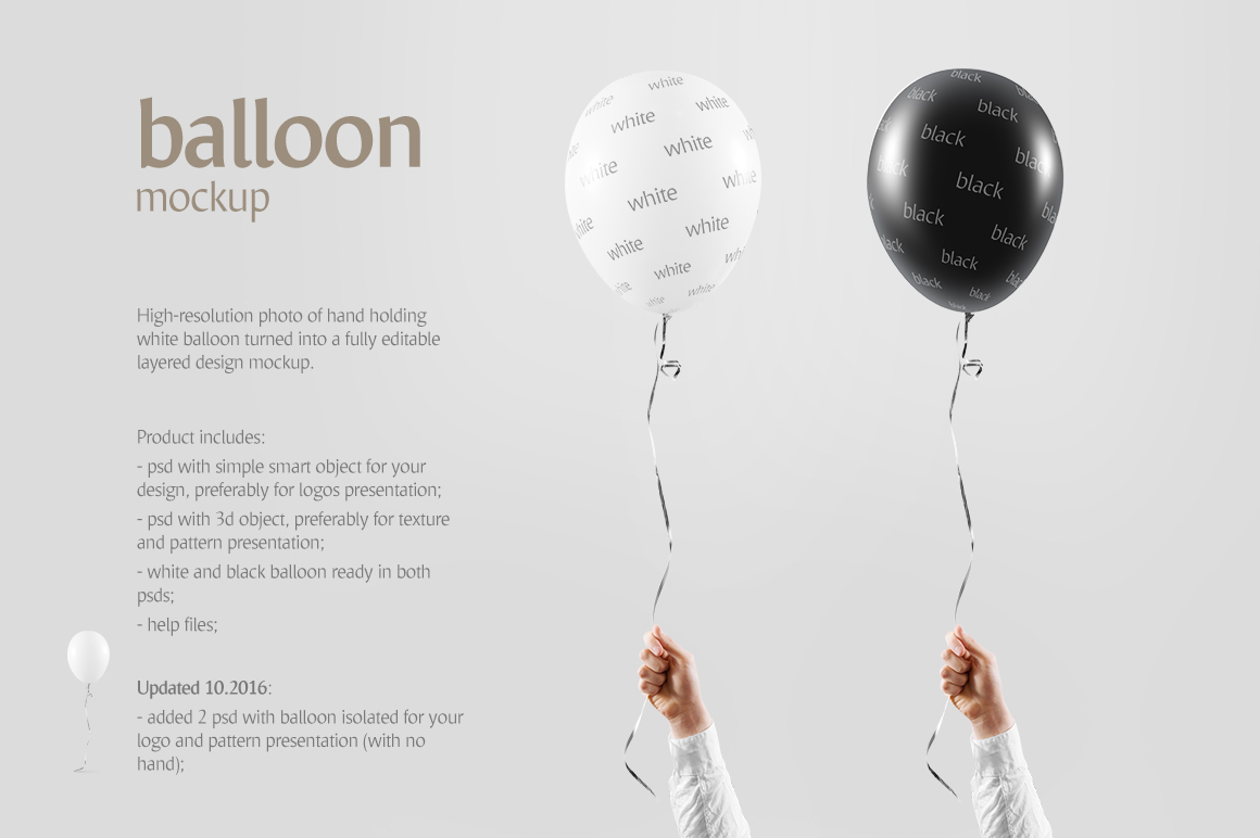 Balloon Mockup Balloon Mockup
