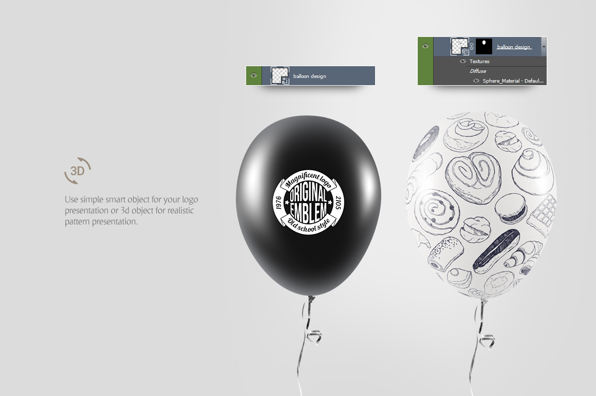 Balloon Mockup Balloon Mockup