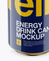 330ml Glossy Aluminium Can Mockup (High-Angle Shot) 330ml Glossy Aluminium Can Mockup (High-Angle Shot)