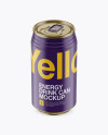 330ml Matte Aluminium Can Mockup (High-Angle Shot) 330ml Matte Aluminium Can Mockup (High-Angle Shot)