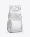 Matte Metallic Food Bag Mockup