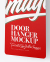 Paper Door Hanger Mockup