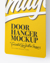 Paper Door Hanger Mockup