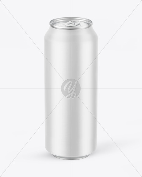 Matte Drink Can Mockup