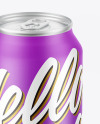 Matte Drink Can Mockup