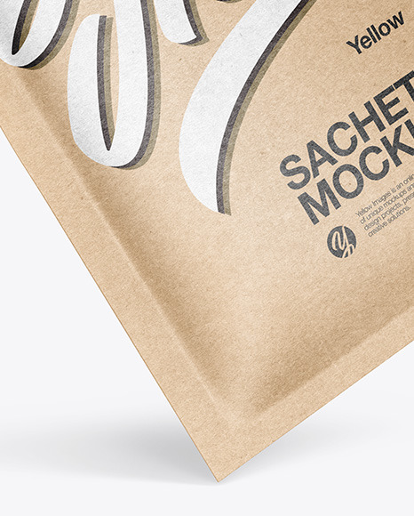 Kraft Paper Sachet Mockup