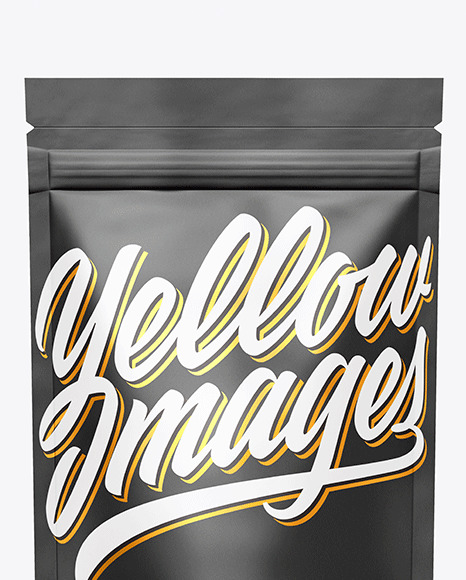 Matte Stand-Up Pouch Mockup