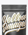 Matte Stand-Up Pouch Mockup