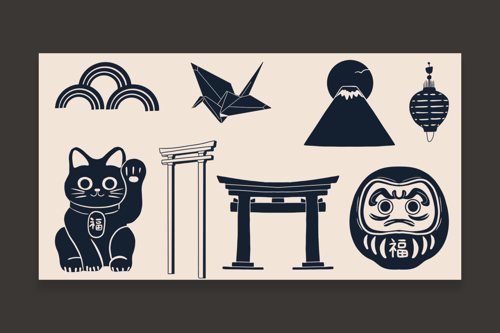 Kokeshi Linocut art Kokeshi Linocut art