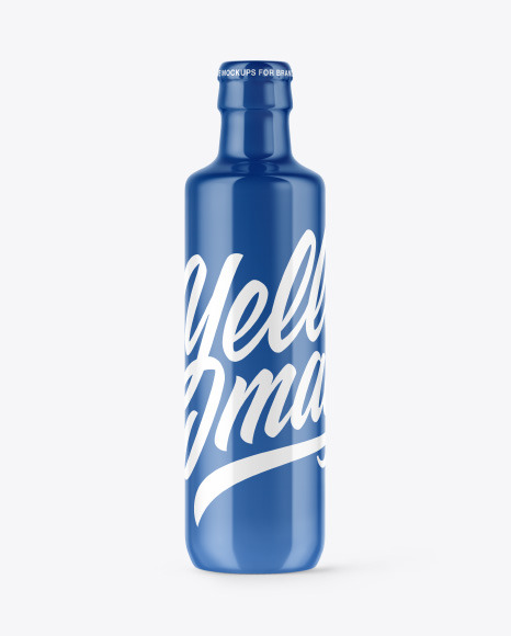 Glossy Ceramic Bottle Mockup