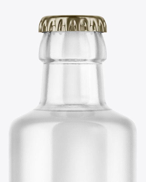 Clear Glass Bottle Mockup