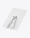 Cutting Pliers Mockup - Half Side View