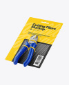 Cutting Pliers Mockup - Half Side View