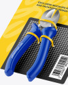 Cutting Pliers Mockup - Half Side View