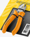 Cutting Pliers Mockup - Half Side View