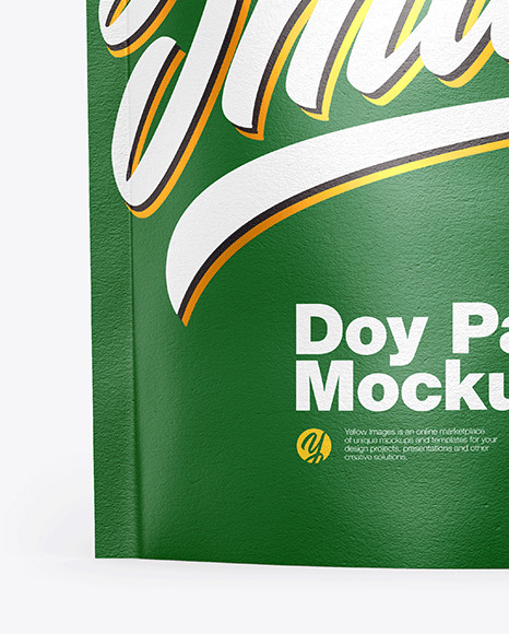 Textured Stand-Up Pouch Mockup