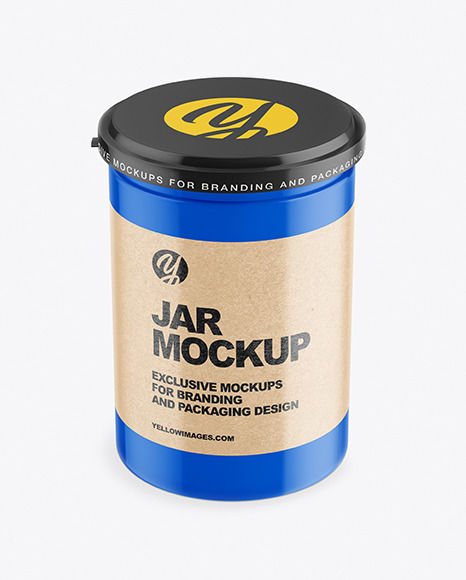 Glossy Jar Mockup