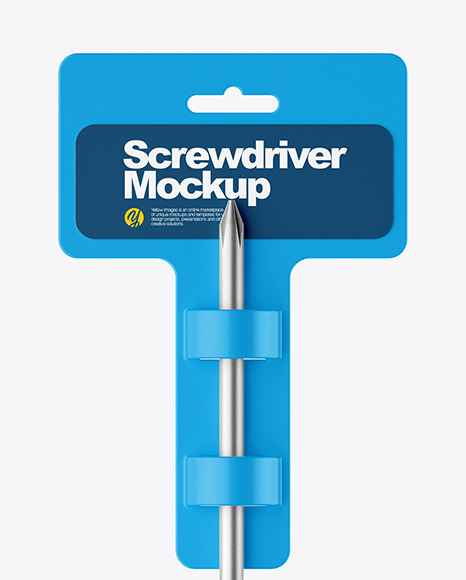 Screwdriver Mockup - Front View