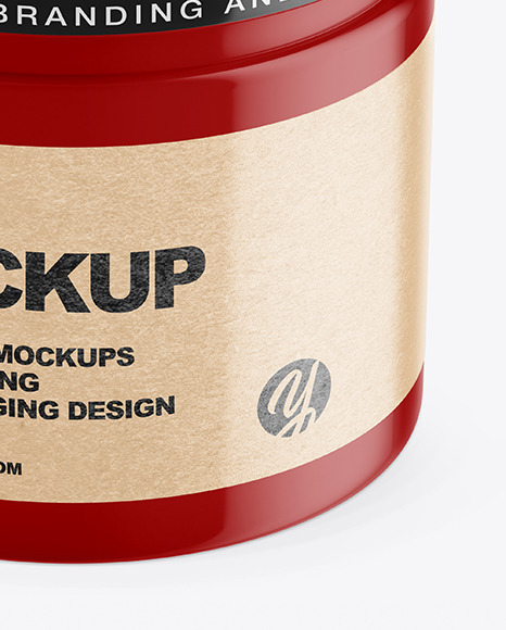 Glossy Jar Mockup