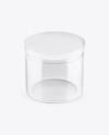 Clear Empty Jar Mockup