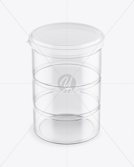 Clear Empty Jar Mockup