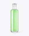 Clear Glass Bottle Mockup