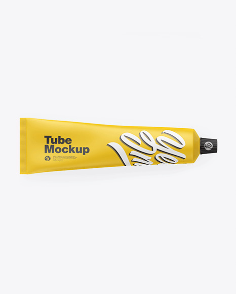 Matte Cosmetic Tube Mockup