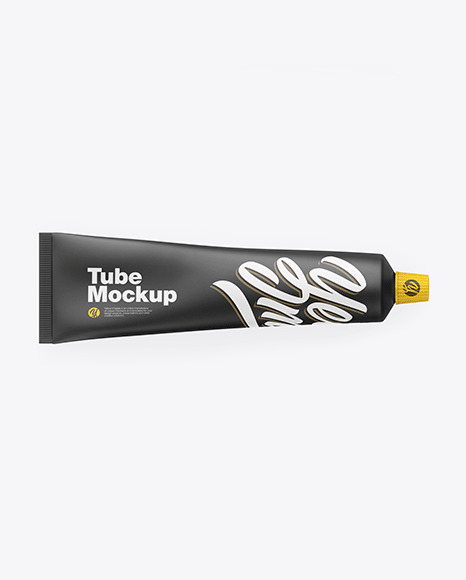 Matte Cosmetic Tube Mockup