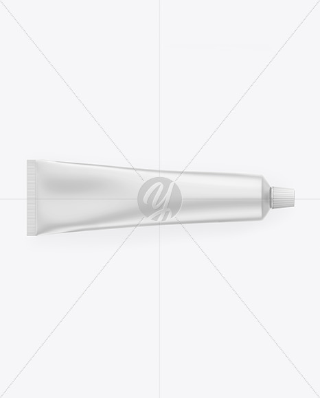 Matte Metallic Cosmetic Tube Mockup