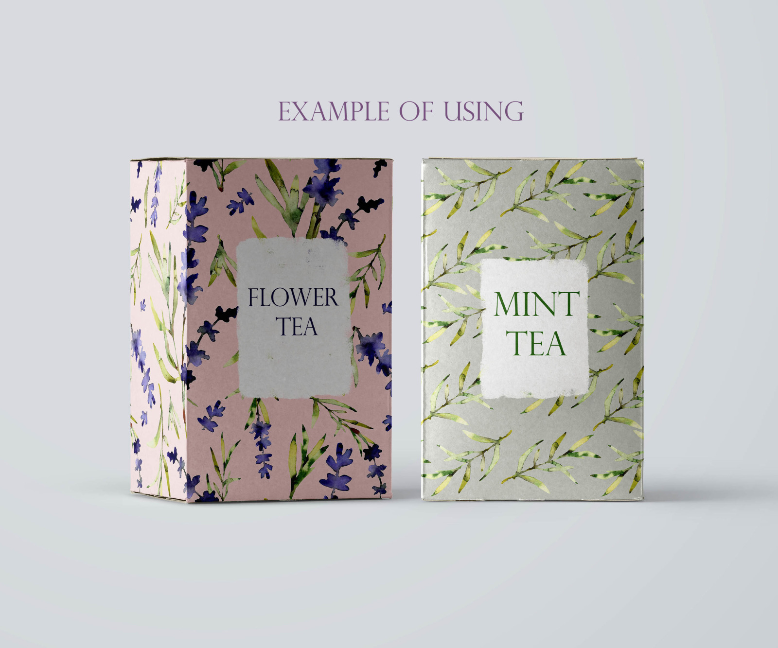 Seamless watercolor pattern «Lavender» Seamless watercolor pattern «Lavender»