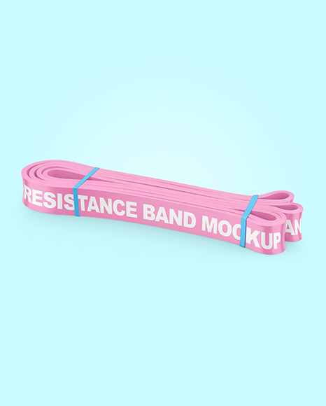 Glossy Resistance Band Mockup