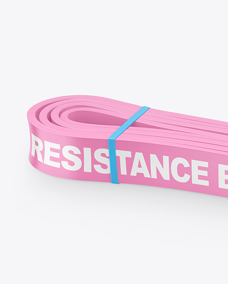 Glossy Resistance Band Mockup