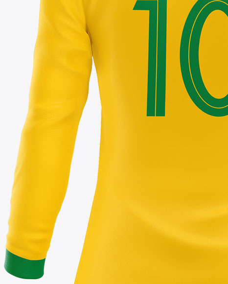 Women’s Football kit Long Sleeve Mockup – Back View