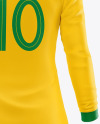 Women’s Football kit Long Sleeve Mockup – Back View