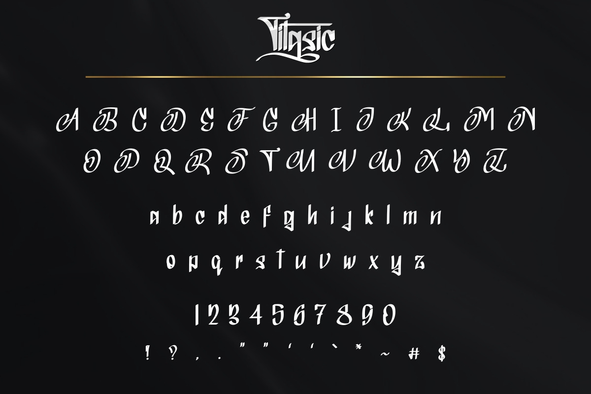 Titasic Font Titasic Font