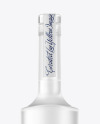 Frosted Glass Vodka Bottle Mockup