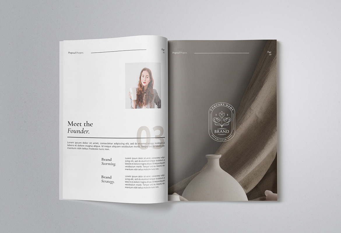 Minimalist Monochromatic Company Proposal Minimalist Monochromatic Company Proposal