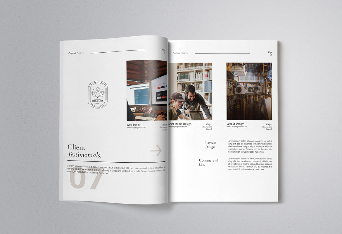 Minimalist Monochromatic Company Proposal Minimalist Monochromatic Company Proposal