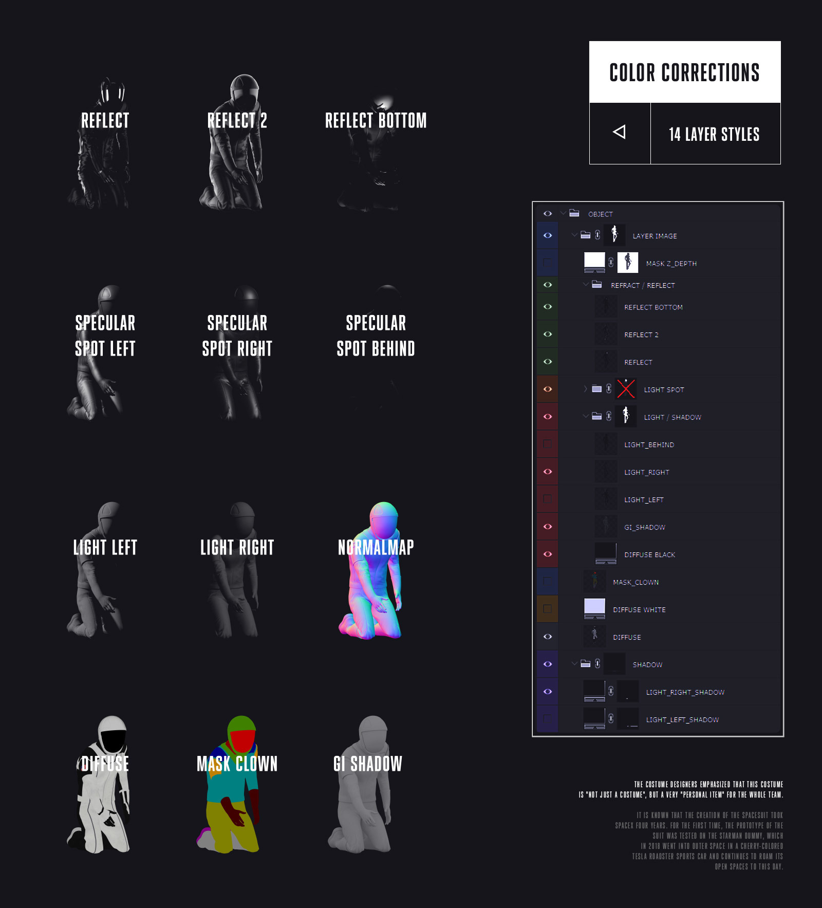 PSD Mockup 3D model SpaceX Astronaut #32 PSD Mockup 3D model SpaceX Astronaut #32