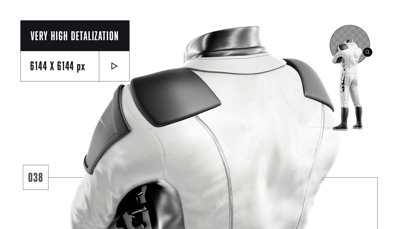 PSD Mockup 3D model SpaceX Astronaut #38 PSD Mockup 3D model SpaceX Astronaut #38
