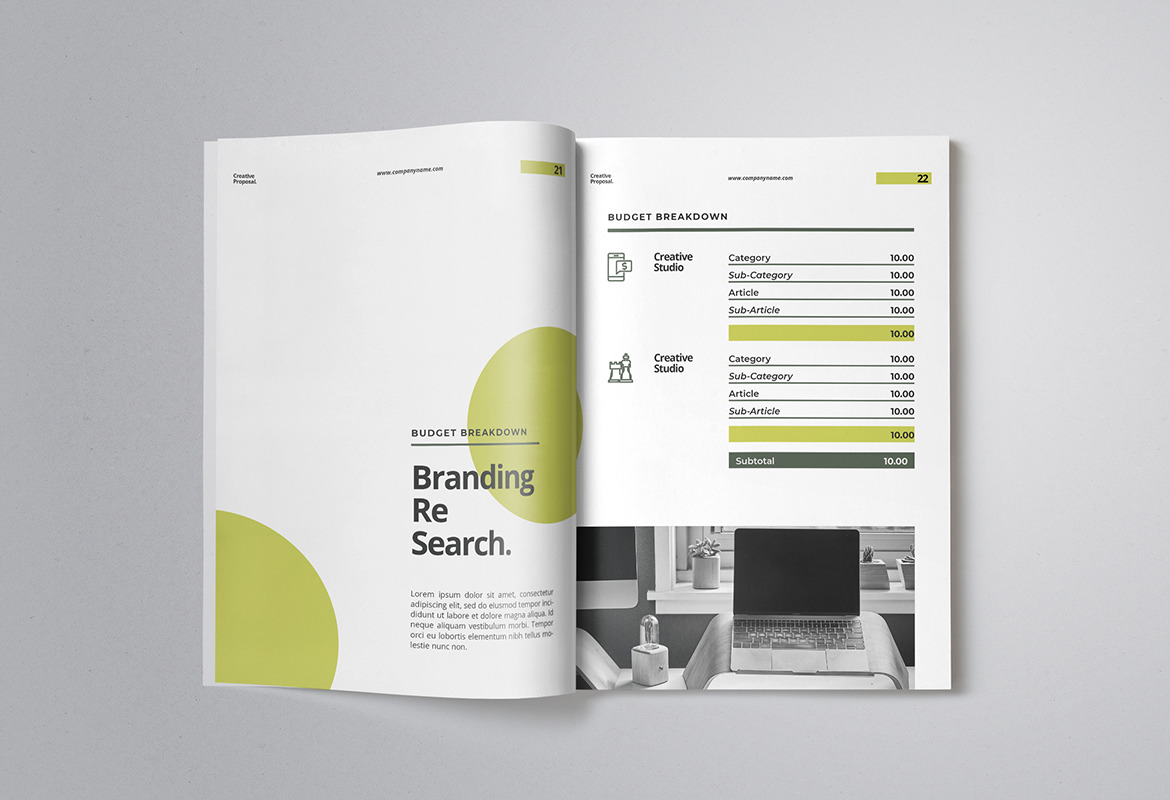 Simple Creative Business Proposal Template Simple Creative Business Proposal Template