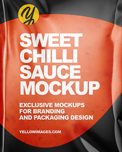 Sweet Chilli Sauce Package Mockup