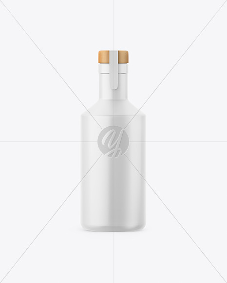 Ceramic Wine Bottle Mockup