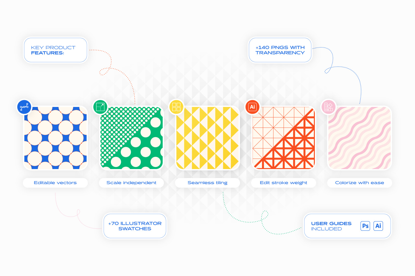 Essential geometric patterns collection Essential geometric patterns collection