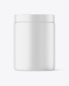 Matte Cosmetic Jar Mockup Matte Cosmetic Jar Mockup