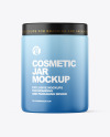 Matte Cosmetic Jar Mockup Matte Cosmetic Jar Mockup