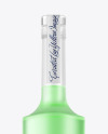 Frosted Glass Gin Bottle Mockup