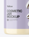 Clear Cosmetic Jar Mockup