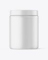 Frosted Cosmetic Jar Mockup