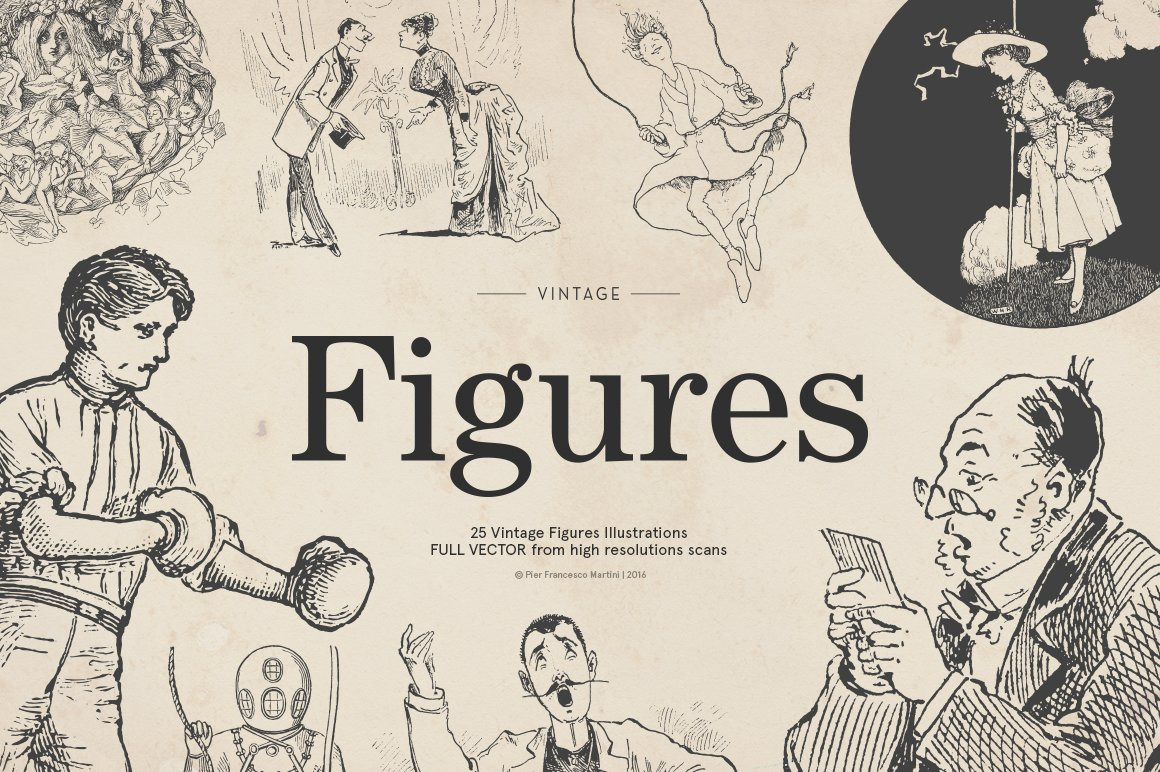 25 Vintage Figures - Vol.4 25 Vintage Figures - Vol.4